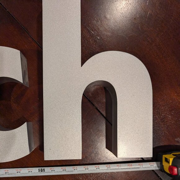 🧱 Industrial Metal Sign Letters – “Tech” – Sell as Set or Individually - Picture 9 of 11